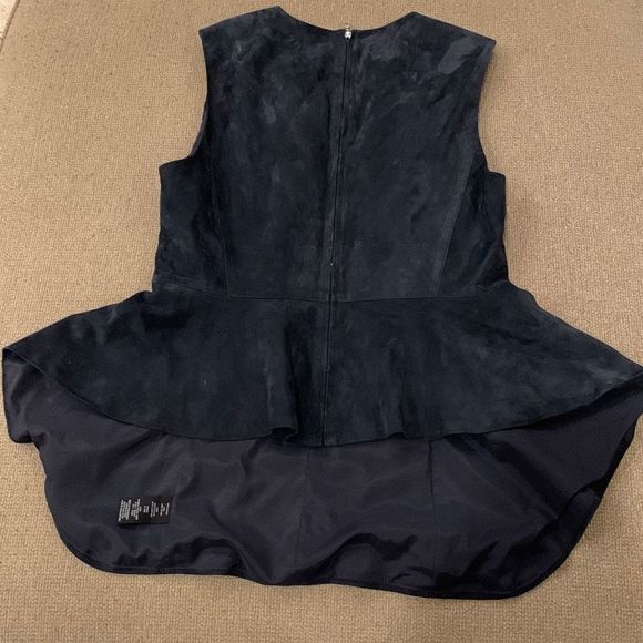 Theory Kalsing S lamb leather sleeveless top - Picture 11 of 15
